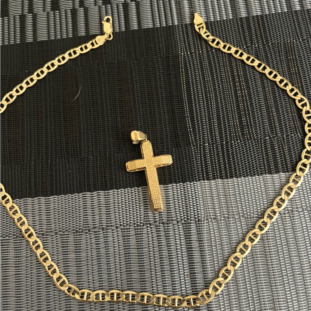 925 chain and cross